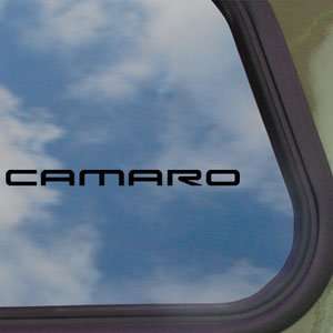  CHEVROLET CAMARO WINDSHIELD Black Decal Window Sticker 