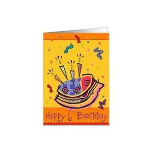  BIrthday Cake 6th Card Toys & Games