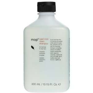 MOP Shampoo for Normal to Oily Hair, Basil Mint, 10.1 oz (Quantity of 