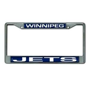  Rico Winnipeg Jets Laser Cut License Plate Frame Standard 