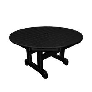  Round Outdoor Coffee Table by Poly Wood: Patio, Lawn 