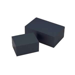 Solid double block can be used to warm slides or drilled to a custom 