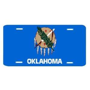  Oklahoma Ok State Flag Vanity Auto License Plate Tag Automotive