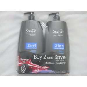Suave Professionals for Men 2 in 1 Shampoo Conditioner Ocean Charge 25 