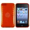   Orange Diamond TPU Hard Case for iPod Touch 2nd 2G 3rd 3G Gen  