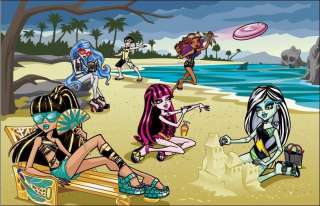 Monster High Doll Gloom Beach 5 Pack New in Box Ghoulia Yelps and 4 