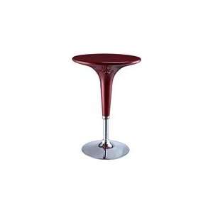   & Chrome Bar Table   Adjustable Height with Gas Lift: Home & Kitchen
