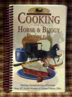 Amish Horse Buggy People Cookbook Recipes Cook Book  
