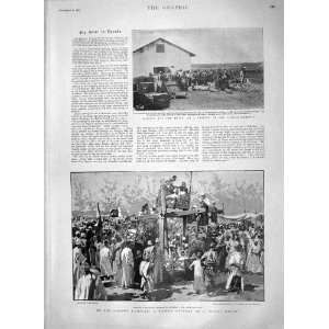   1900 UGANDA RAILWAY MOMBASA TRAIN SHOT LIONESS AFRICA