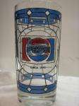 Vintage 1970s Pepsi Glass And martini shaker Set 9 Glasses  