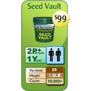  Survival Seed Vault   Non Hybrid Seeds Patio, Lawn 