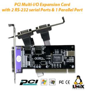 High Speed Parallel Port + 2 Serial Ports Combo Card  