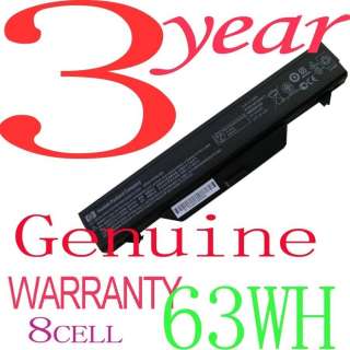 63Wh 8cell Genuine Battery HP 4710s 4510s 4515s HSTNN OB89 HSTNN IB89 