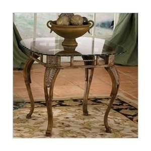  Standard Tuscan Sun Glass End Table: Furniture & Decor