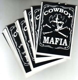 Lot of 25 Cowboy Mafia Stickers Great For Your Man Or Bud Or Truck SUV 