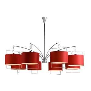  Red Drum Ceiling Lamp Eight Light: Home Improvement