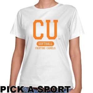  Campbell Fighting Camels Ladies White Custom Sport Classic 