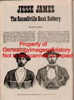  representation of our western treasures jesse james bank robberies 