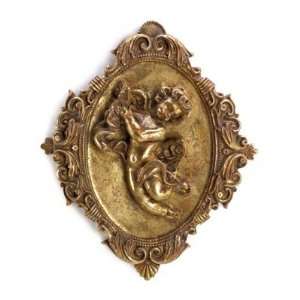  Cherub Medallion Plaque