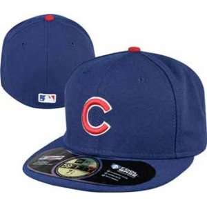 Chicago Cubs New Era 59Fifty Authentic Exact Fit Baseball Cap   Size 7 