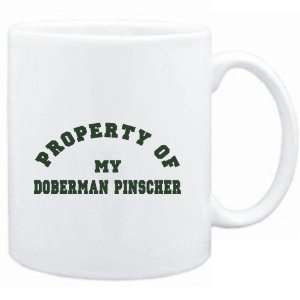   Mug White  PROPERTY OF MY Doberman Pinscher  Dogs