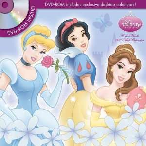  Disney Princess 2010 DVD Wall Calendar