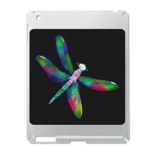 iPad 2 Case Silver of Rainbow Dragonfly