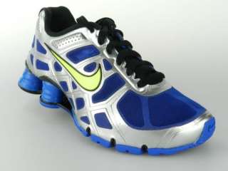 NIKE SHOX TURBO 12 454468 400 NEW Boys Girls Blue Volt Running Shoes 