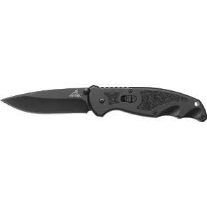   Folder FAST 3.25 Assisted Plain Drop Point Blade: Sports & Outdoors