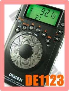 DEGEN DE1123 FM SW MP3 Player Voice Recorder Radio  