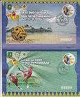 Indonesia FDCs X 2, 2007 Beach Ball SEPAK TAKRAW Round Stamps, Sports