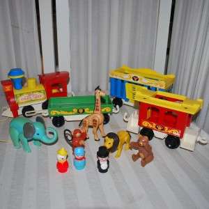   FISHER PRICE LITTLE PEOPLE CIRCUS TRAIN SET Play Family Animals  