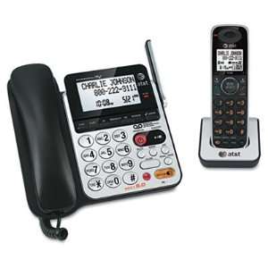  ATT CL84100 Corded/Cordless DECT 6.0 Phone System with 