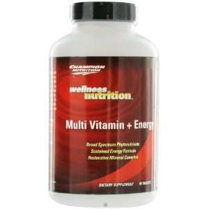  Champion Nutrition Multi Vitamin + Energy, 90 Tablets 90 