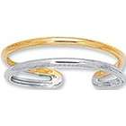 JewelBasket Toe Rings   14k Two tone Gold Toe Adjustable Ring