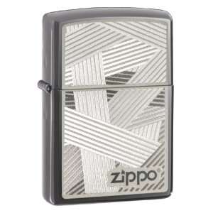  Zippo Black Ice Tied Up Zippo Logo Lighter Sports 