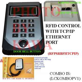 RFID TCP/IP Control LAN +26Bit Card Reader Combo 1V1  