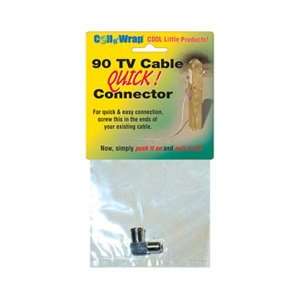  Coil n Wrap™ 90° TV/Coax Cable Quick Connect 