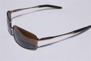 NEW Men Metal Rectangle Amber Bronze Aviator Sunglasses  
