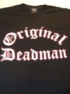 UNDERTAKER Original Deadman Authentic WWE T shirt  