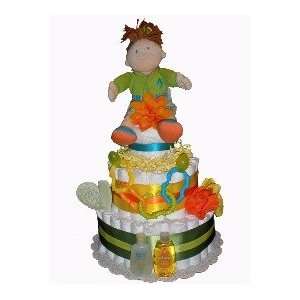  My First Doll Rosy Diaper Cake 