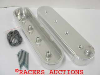 s6141p polished aluminum fabricated ls1 small block chevy valve cover 