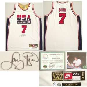   Bird Autographed 1992 USA Team Nike White Jersey: Sports & Outdoors