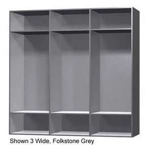   12 X 18 X 60 Solid Plastic Locker Cubbie Locker Moss