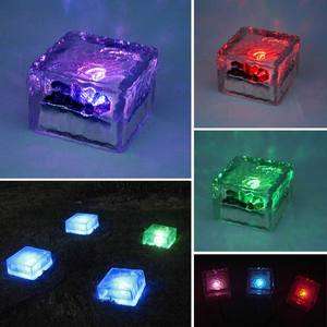 NEW Solar Color Changing Crystal Glass LED Ground Light  