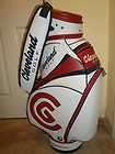 Cleveland Staff Golf Bag 9.5 (WHITE/RED) Tour Club Bag