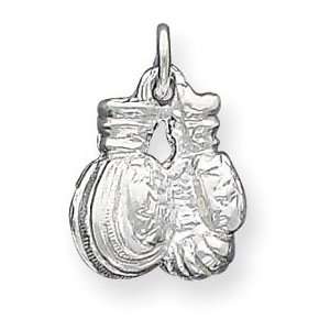  Sterling Silver Boxing Gloves Charm Jewelry