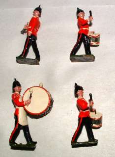 1940s BRITAIN LEAD TOY SOLDIERS BRITISH BAND LOT  