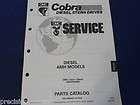 1992, 454, 454 HO, 502 Models Parts Catalog,Cobra Stern Drives OMC