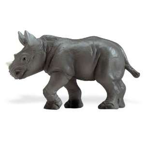  Wild Safari Wildlife White Rhino Baby Toys & Games